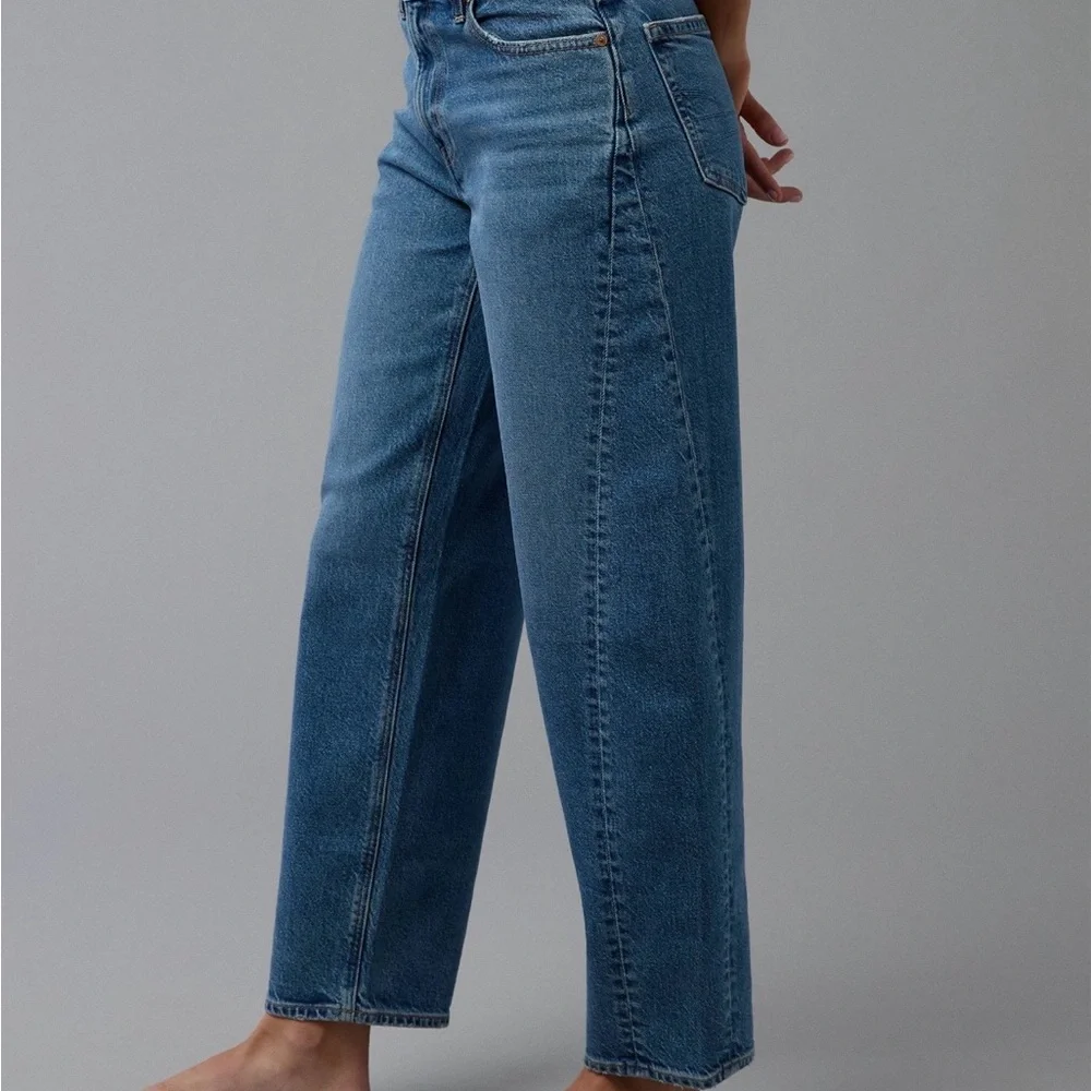 American Eagle Outfitters Women’s Stretch Barrel Jeans - Picture 4 of 6